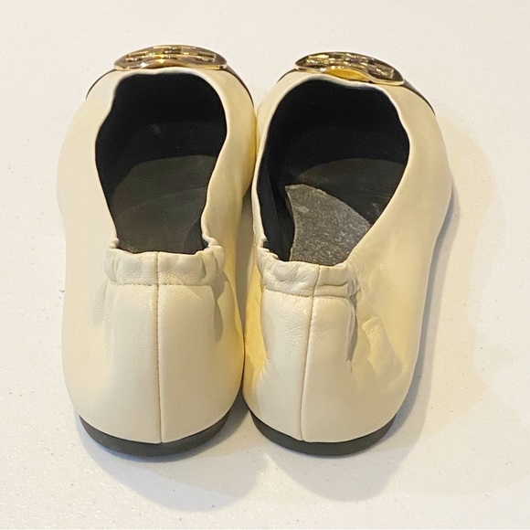 TORY BURCH Claire Cap Toe Ballet Flats - Picture 3 of 12